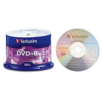 Verbatim DVD de 4.7 GB+R Gravável 16X 120MIN 50Pcs/Barril