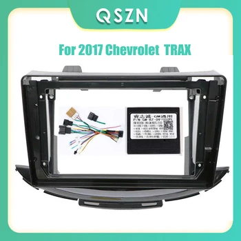 2 Din Rádio do Carro Fáscia GM-RZ-09 Para 2017 Chevrolet TRAX Stero Surroud Painel CD de Áudio Moldura Guarnição Kit